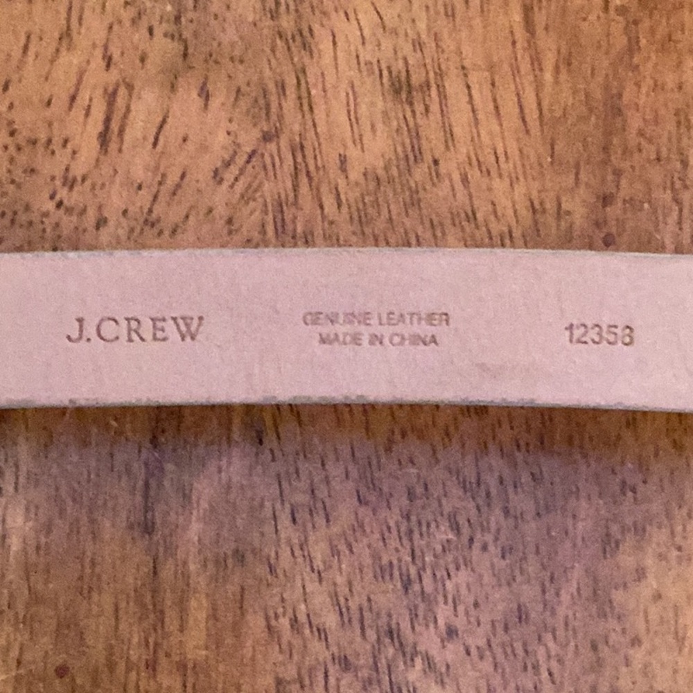 J. Crew Baby Blue Patent Leather Belt - Picture 5 of 6